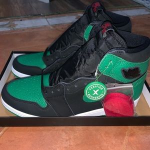 Jordan 1 Retro High Pine Green Black - Size 11